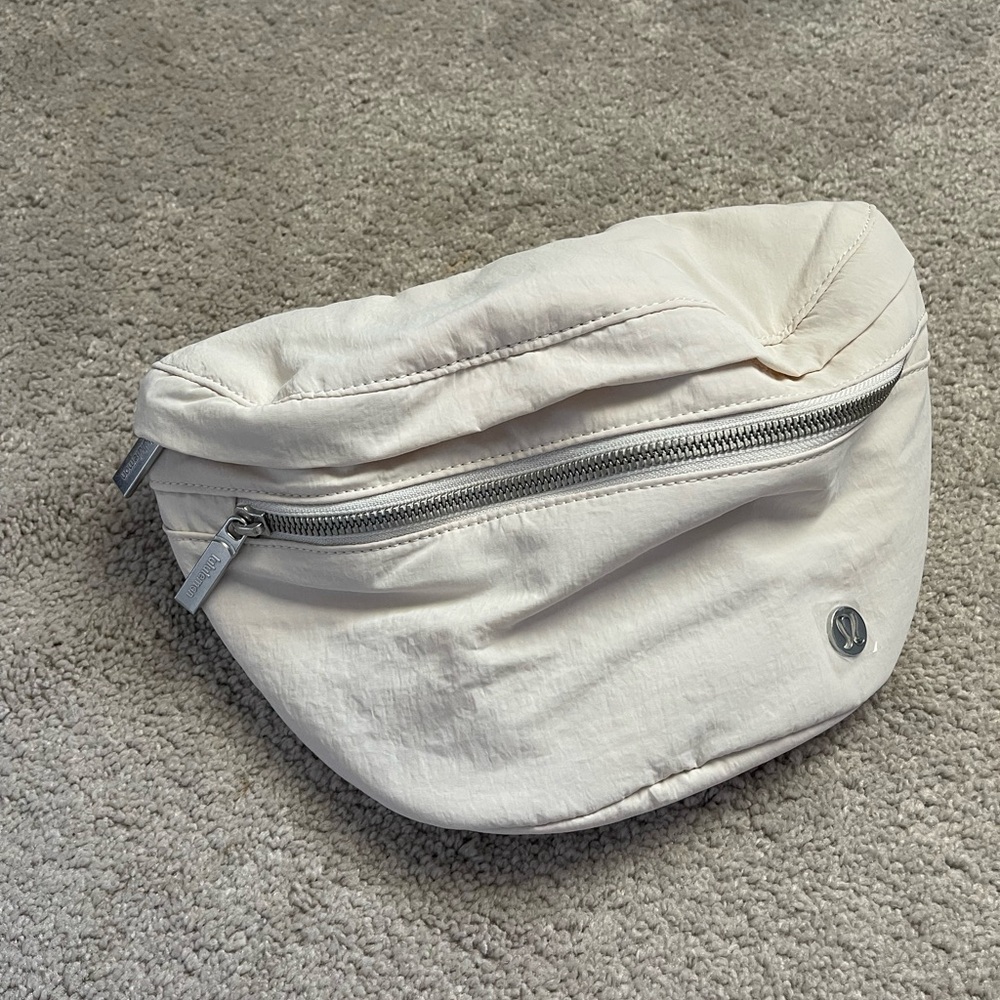 lululemon athletica Cream Belt Bag